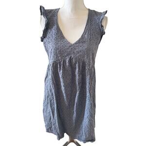 Two Target Babydoll Mini Dresses Universal Thread Knox Rose Blue Black S